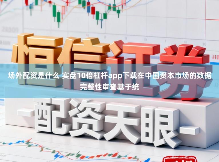 场外配资是什么 实盘10倍杠杆app下载在中国资本市场的数据完整性审查基于统
